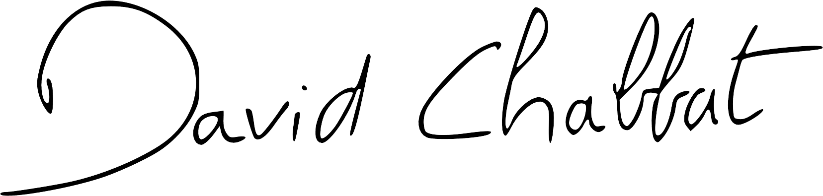 Signature de Maître David Chabbat